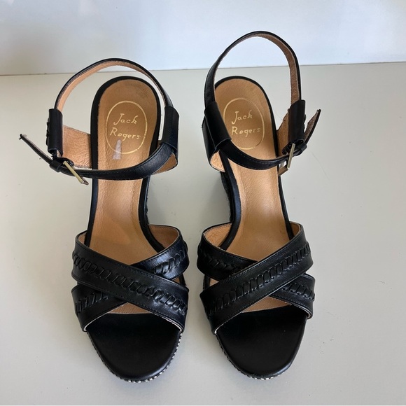 Jack Rogers Women’s Abbey Platform Wedge Espadrille Sandals - Picture 2 of 10